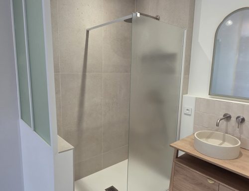 Création d&rsquo;une salle de bain ouverte sur chambre